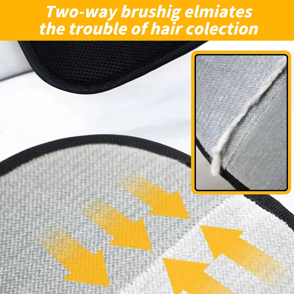 Thickened Pet Hair Removal Glove - Electrostatic Cat Dog Hair Remover Glove, Reusable Magic Brush Pet Hair Remover Tool for Couch, Carpet, and Car Seat