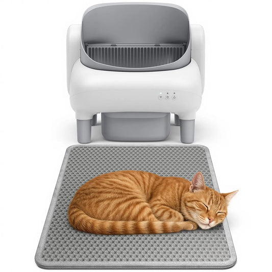 Soft Leakproof EVA Cat Litter Mat with Double-Layer Honeycomb Design for Easy Cleaning and Floor Protection